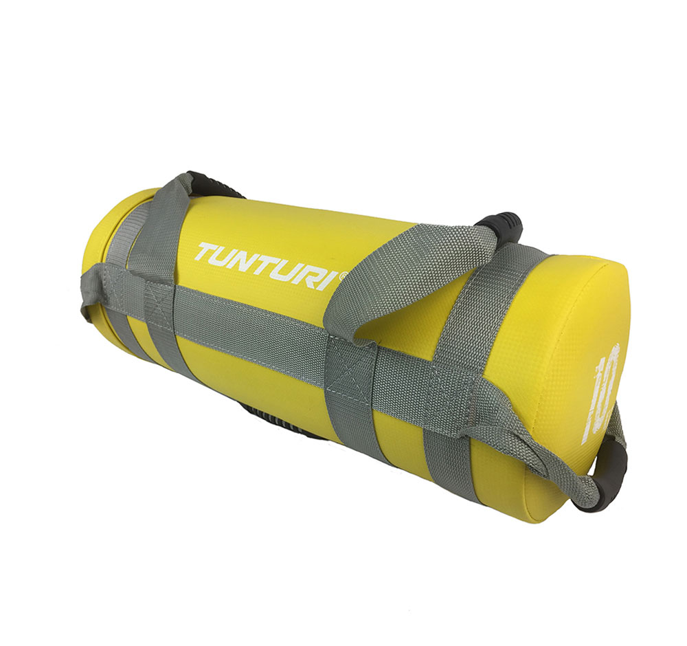 Raskuskott TUNTURI Strengthbag 10kg, kollane