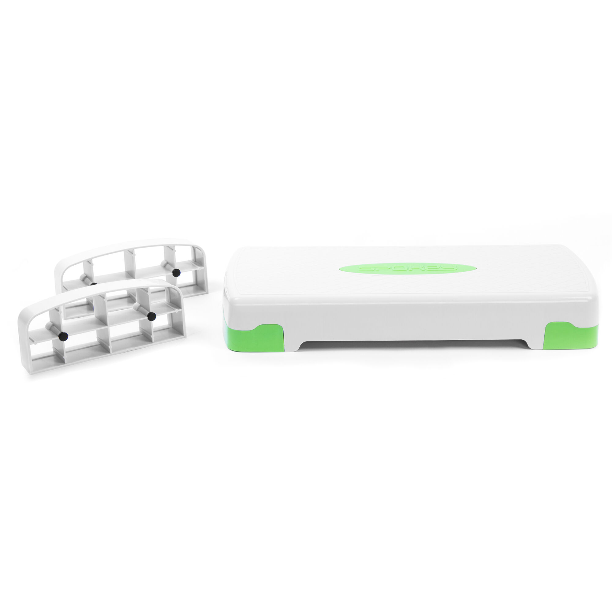 Aeroobika stepper SPOKEY Basic IV Step, valge-roheline