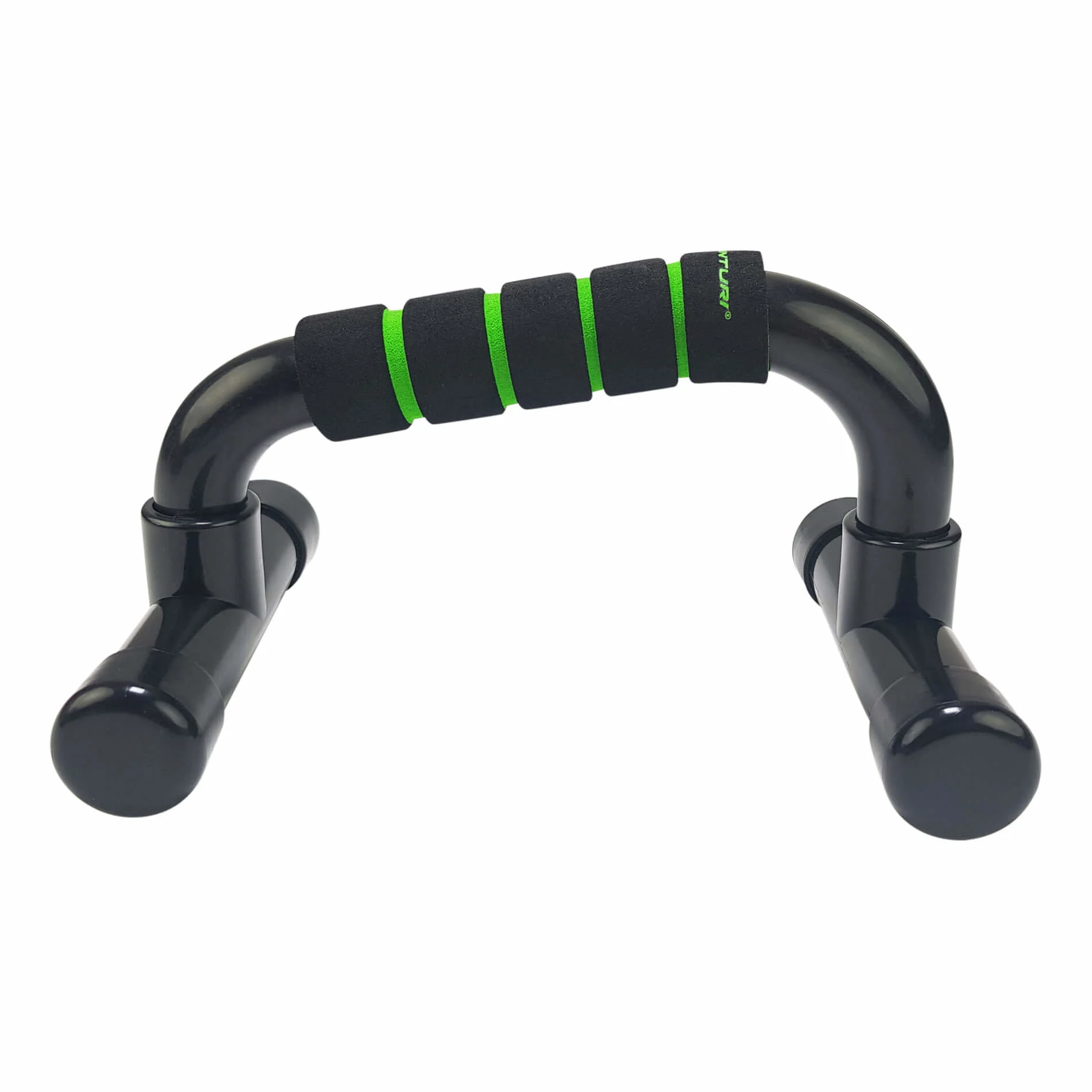 Kätekõverdustoed TUNTURI Push Up Bar PVC, must-roheline
