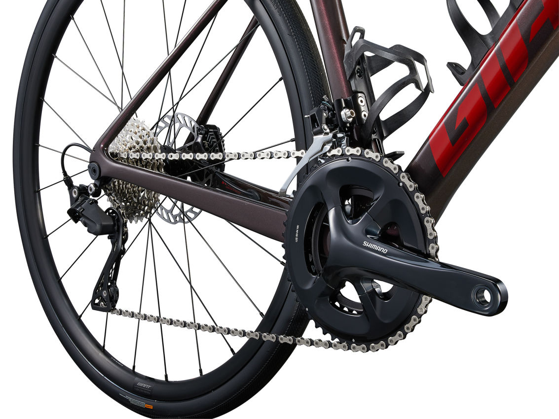 Maanteeratas GIANT Defy Advanced 2, Tiger Red (L)