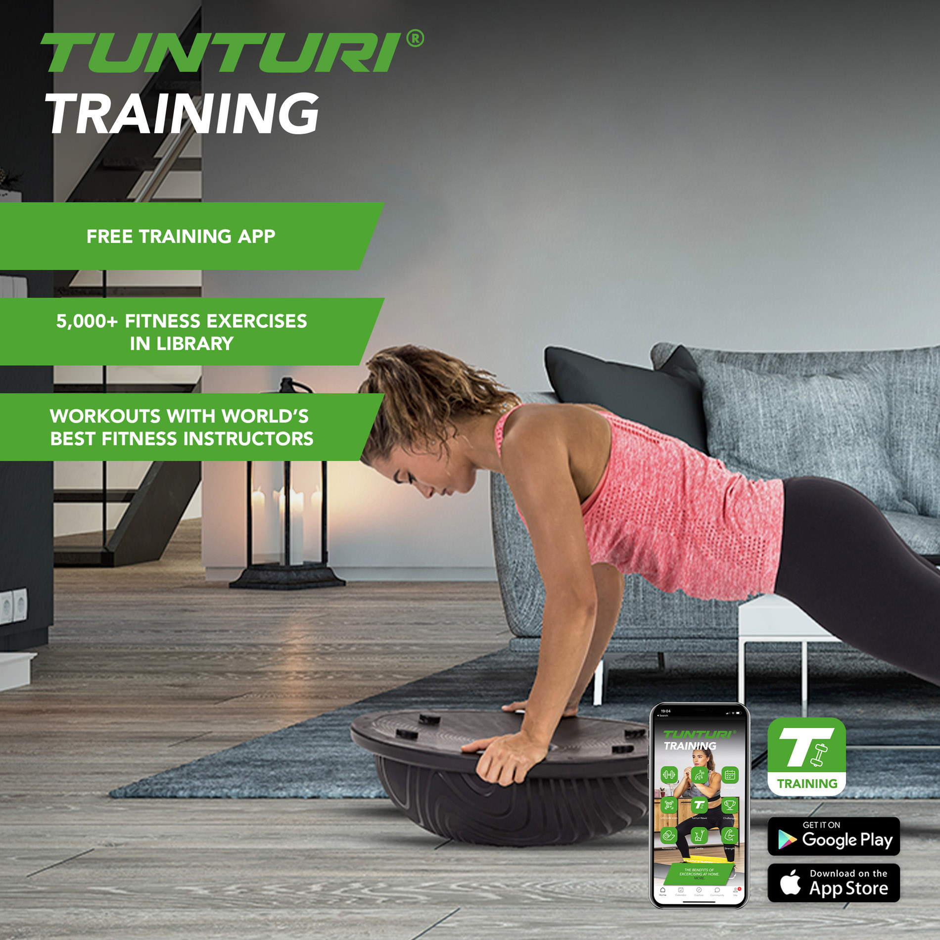 Tasakaalupadi TUNTURI Pro Balance Trainer