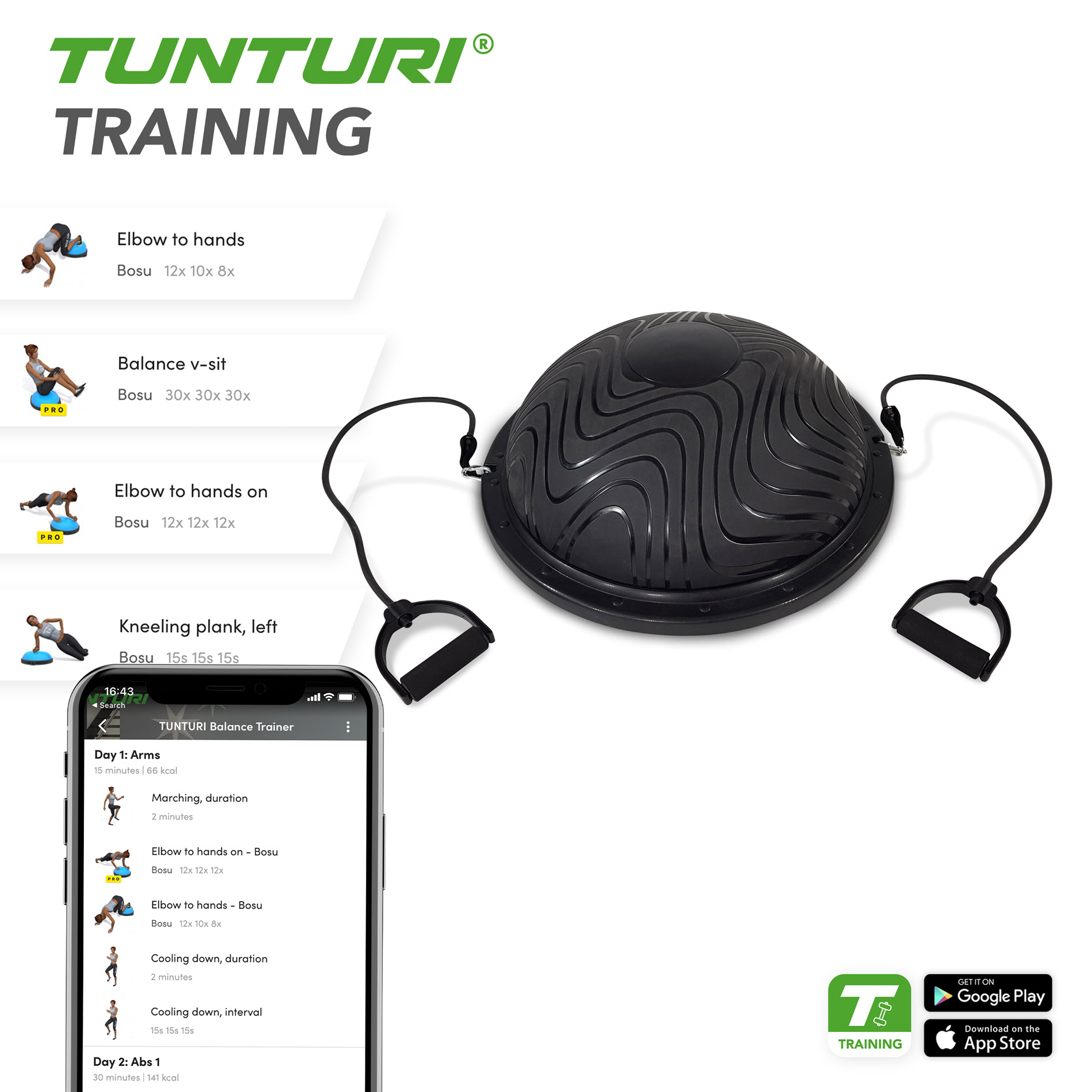 Tasakaalupadi TUNTURI Pro Balance Trainer