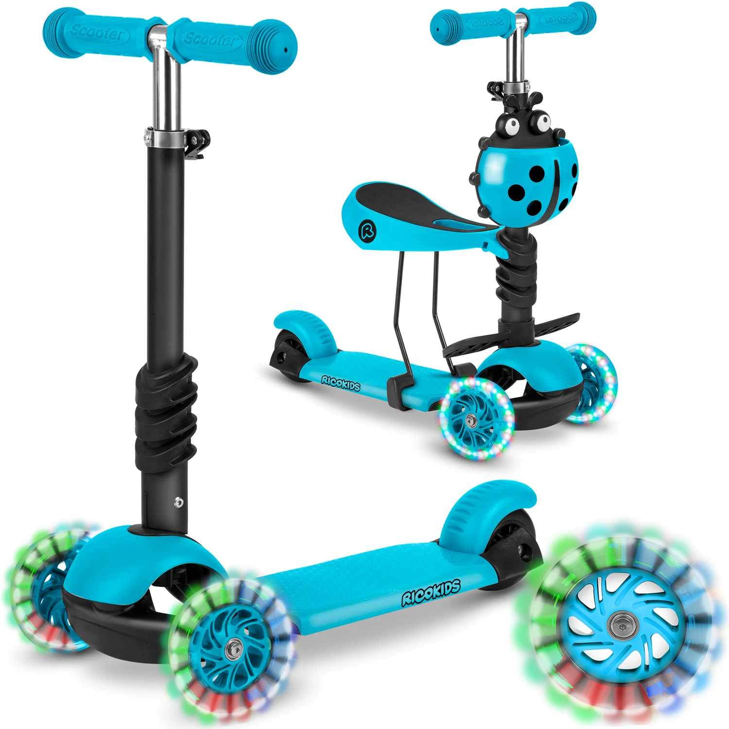 Laste tõukeratas RICOKIDS Buggy, sinine