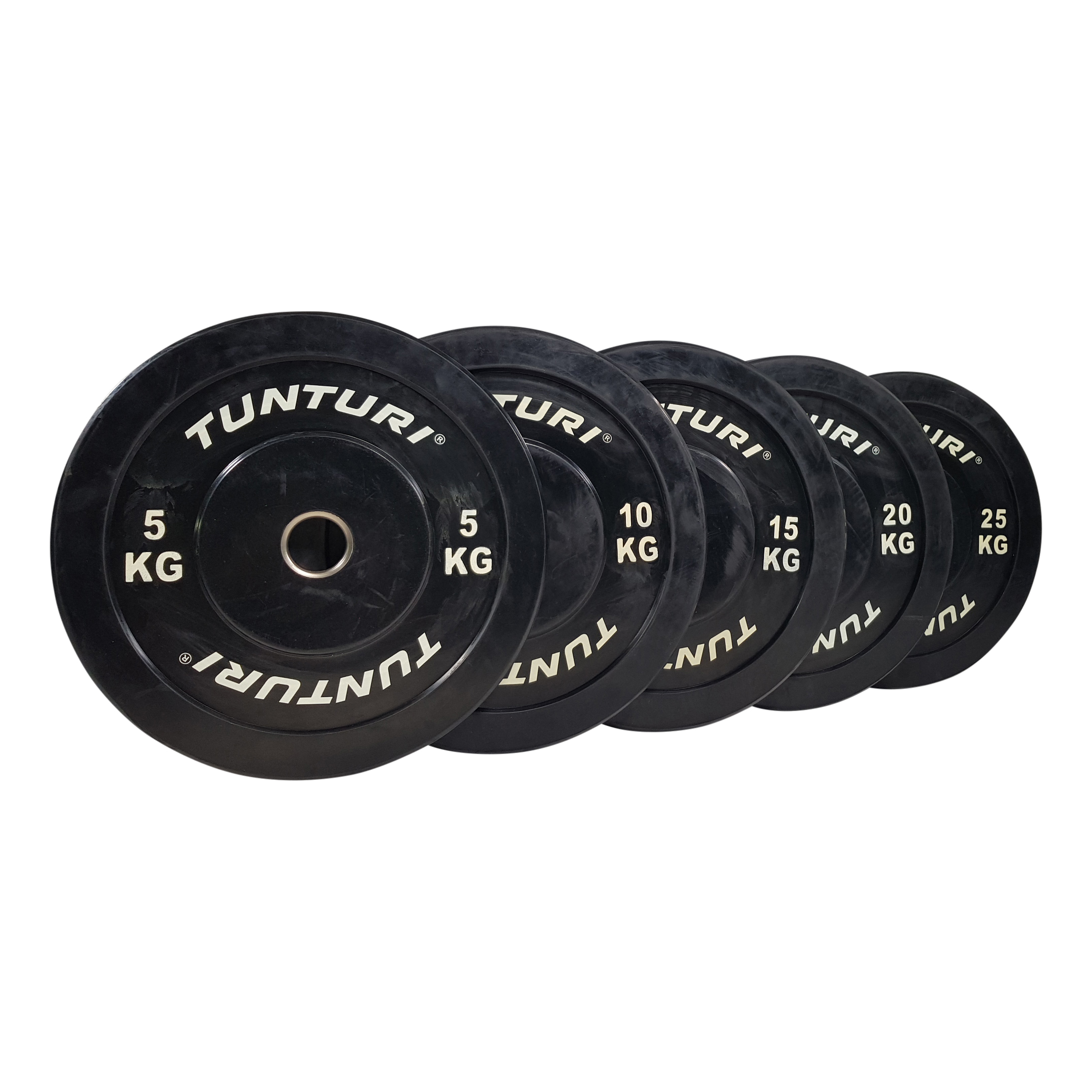 Raskusketas TUNTURI Training Bumper Plate, 50 mm, 15 kg