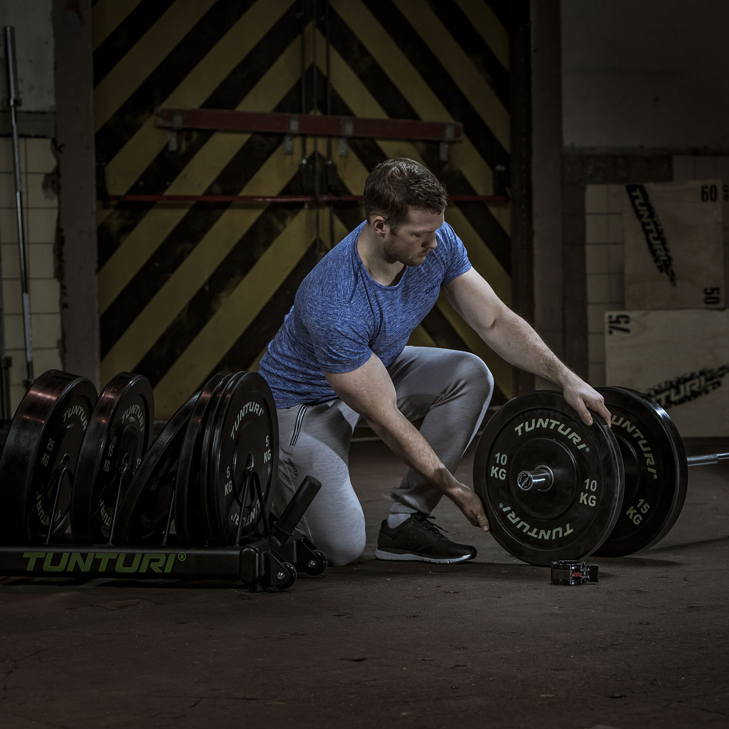 Raskusketas TUNTURI Training Bumper Plate, 50 mm, 20 kg