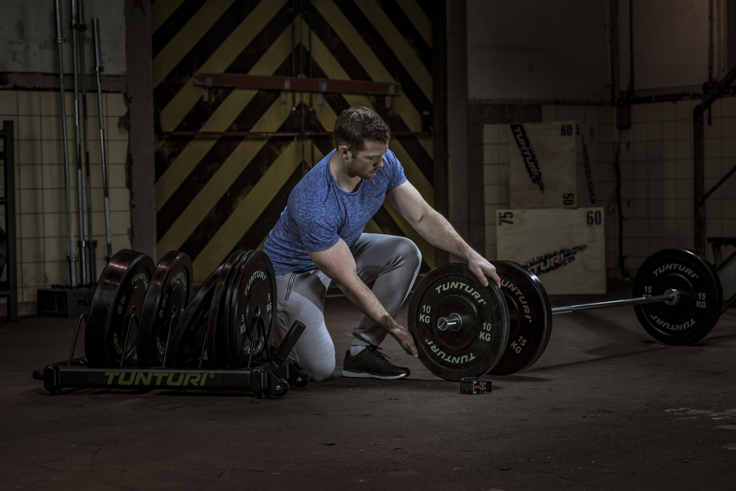 Raskusketas TUNTURI Training Bumper Plate, 50 mm, 5 kg