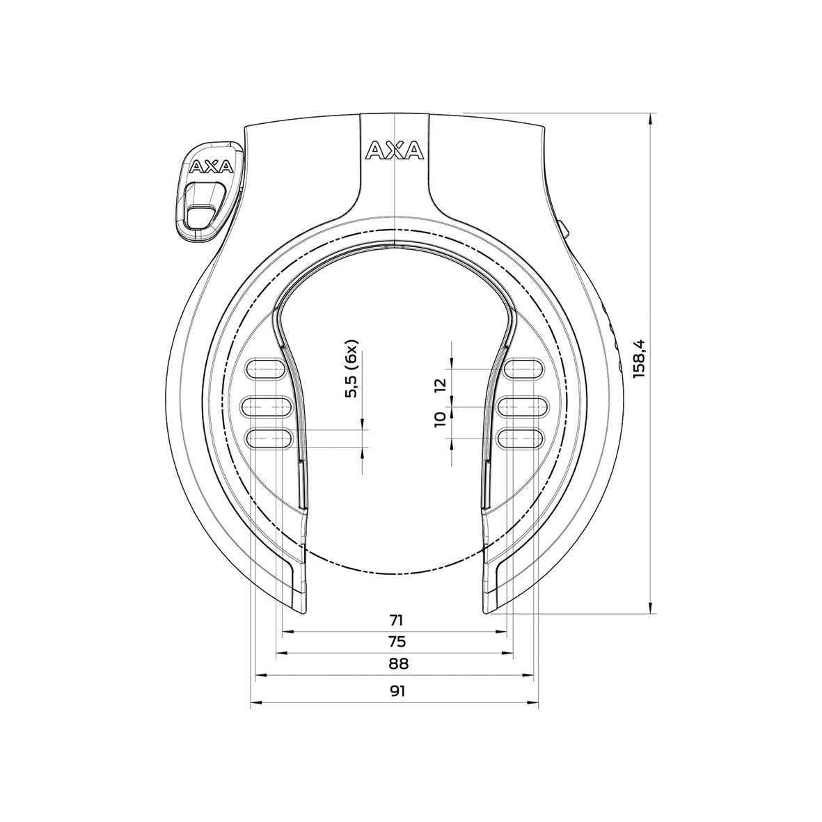 Raamilukk AXA Victory