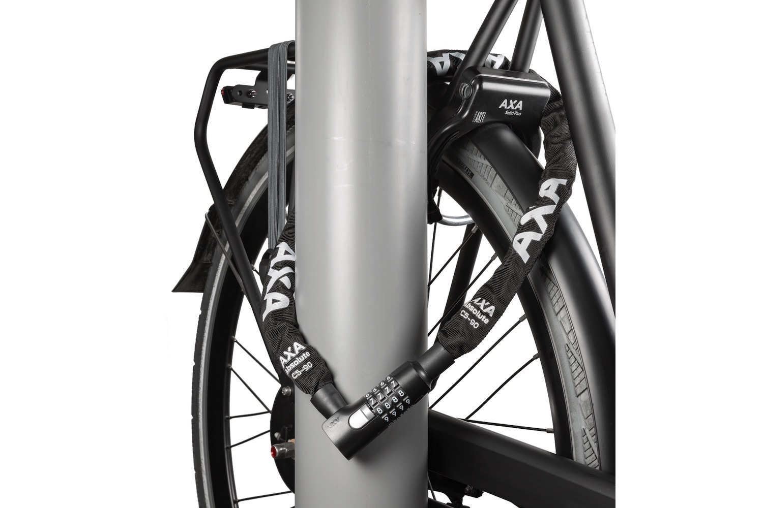 Jalgratta kettlukk AXA Absolute C5-90 koodiga