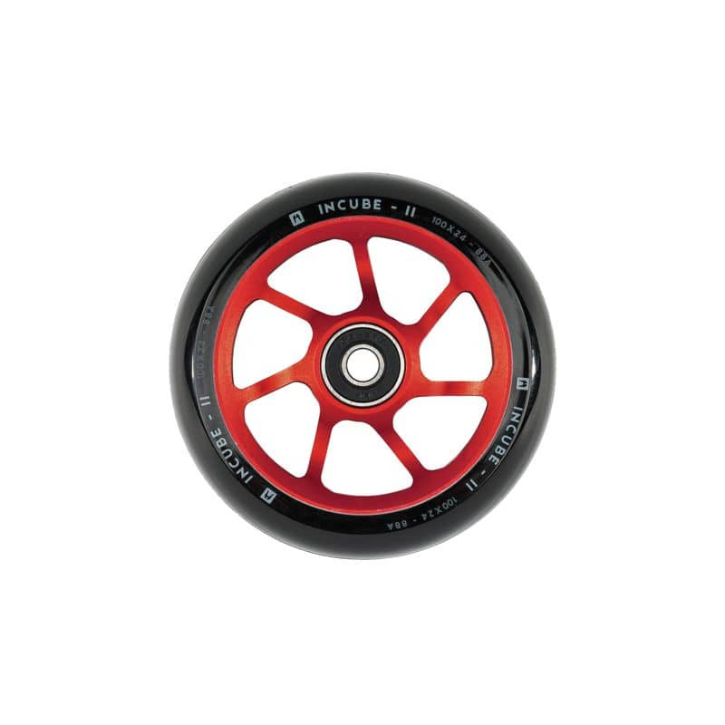 Ratas tõukerattale Ethic Incube Wheel V2 100 mm Red