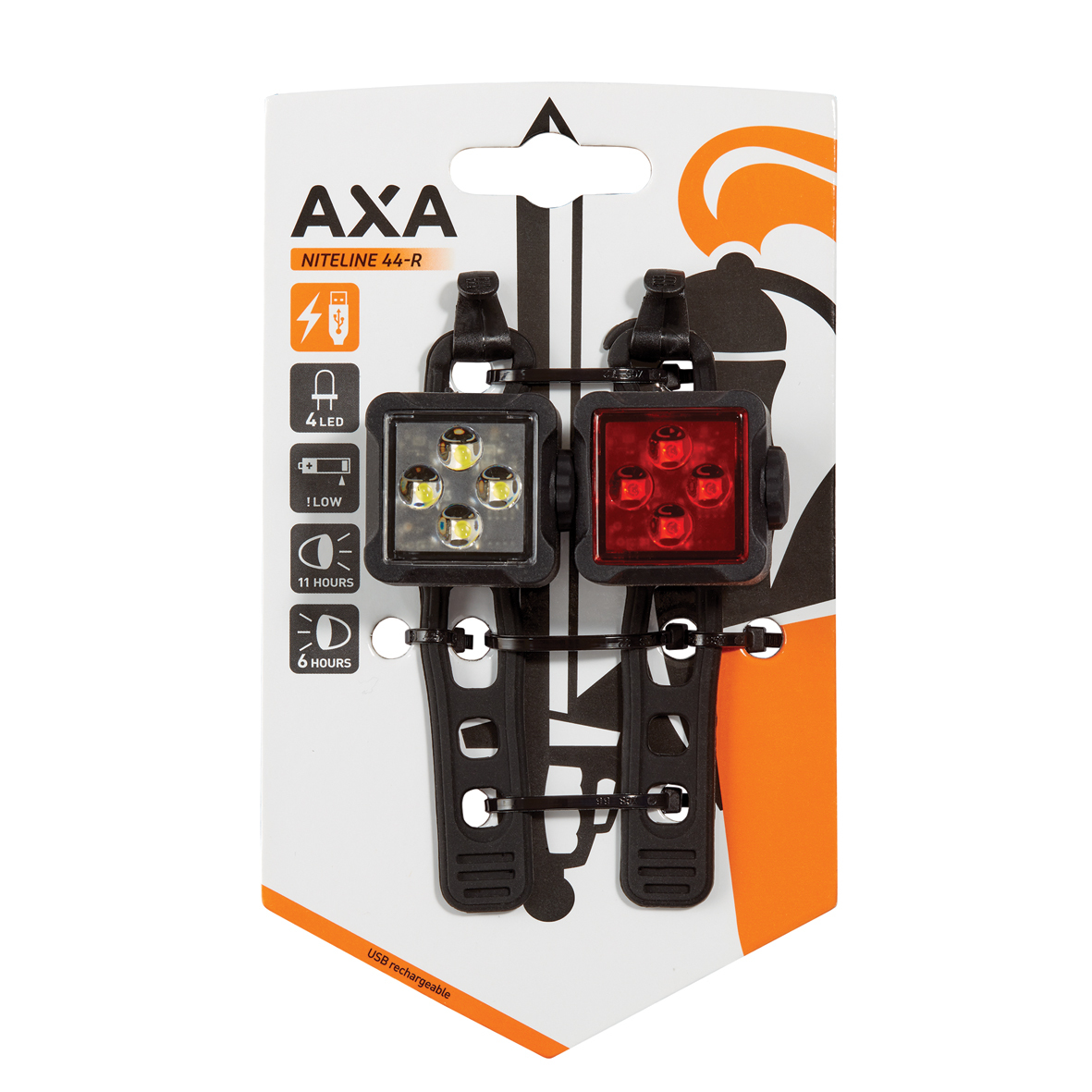 Jalgrattatulede komplekt AXA Niteline 44-R