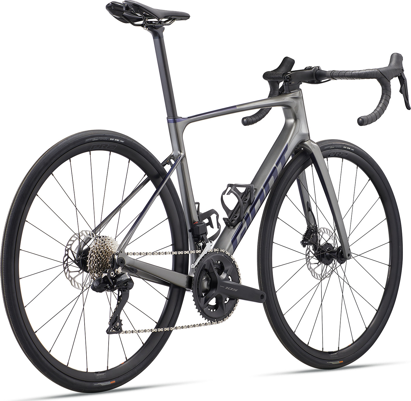 Maanteeratas GIANT Defy Advanced 1, Charcoal/Milky Way (M/L)