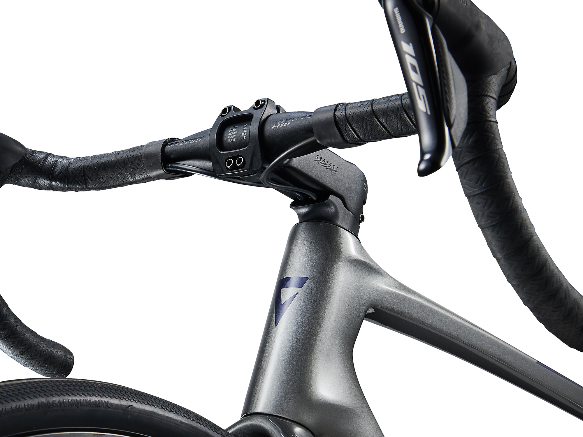 Maanteeratas GIANT Defy Advanced 1, Charcoal/Milky Way (M/L)
