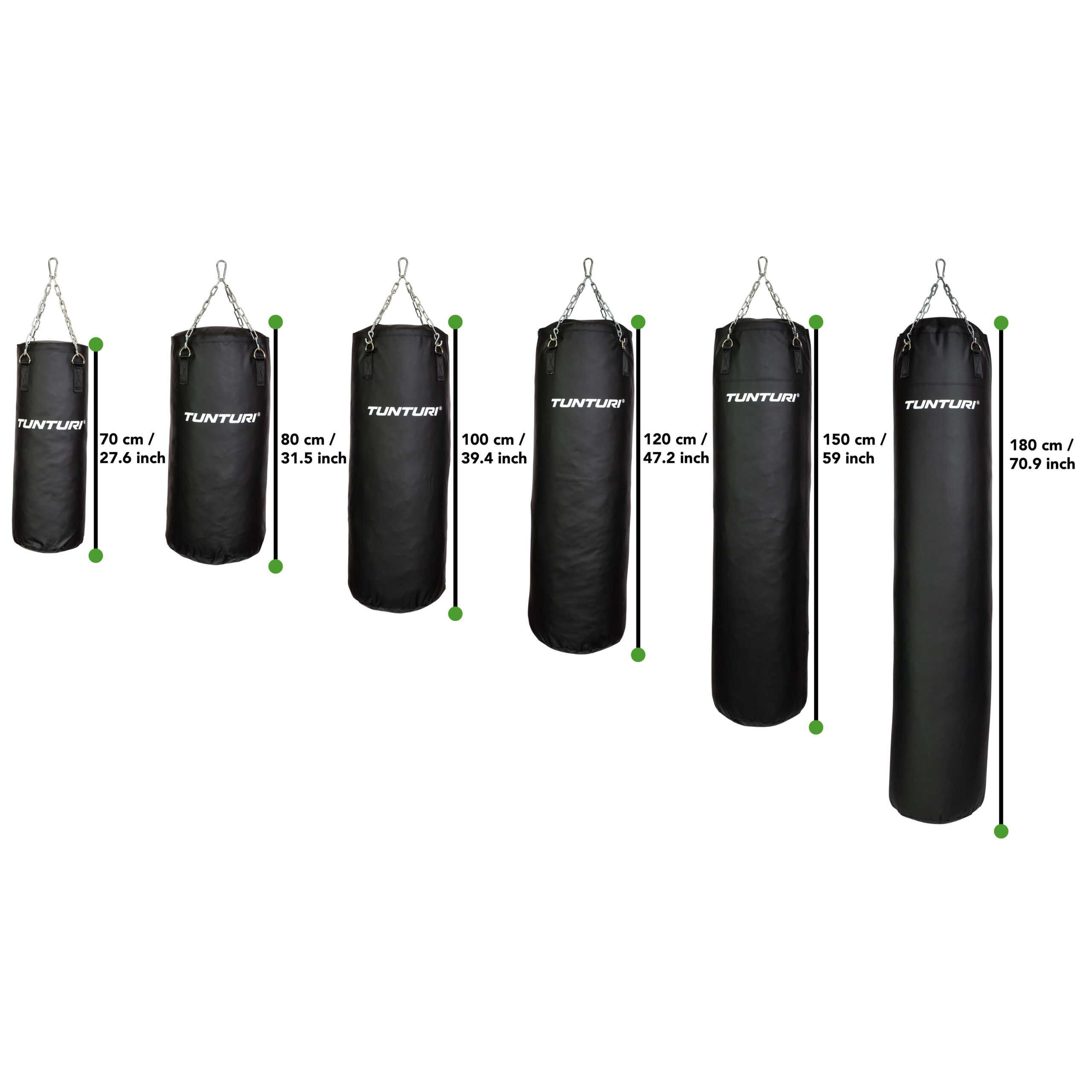 Poksikott Tunturi Boxing Bag 120 cm, Incl. Chain