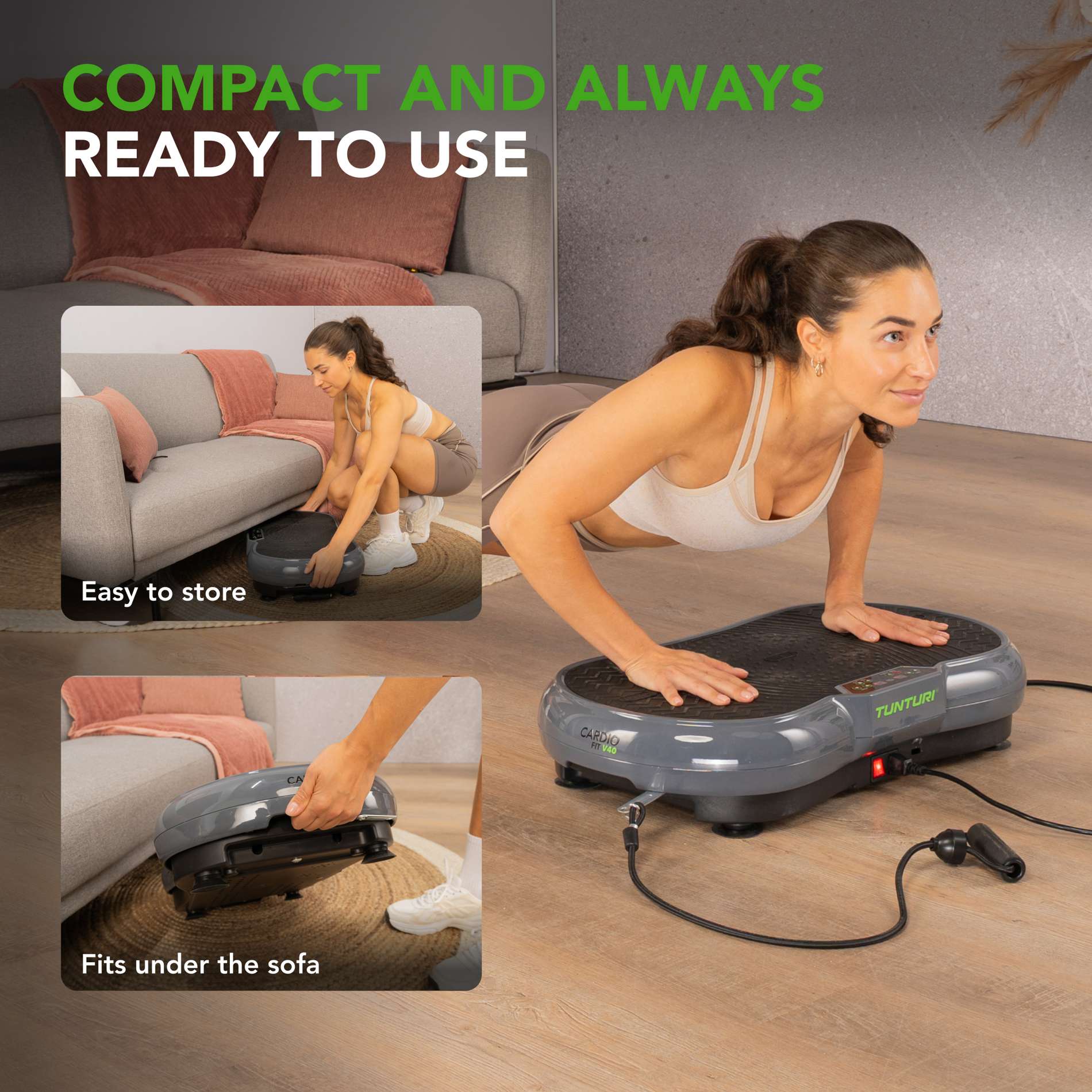Vibratsiooniplaat TUNTURI Cardio Fit V40