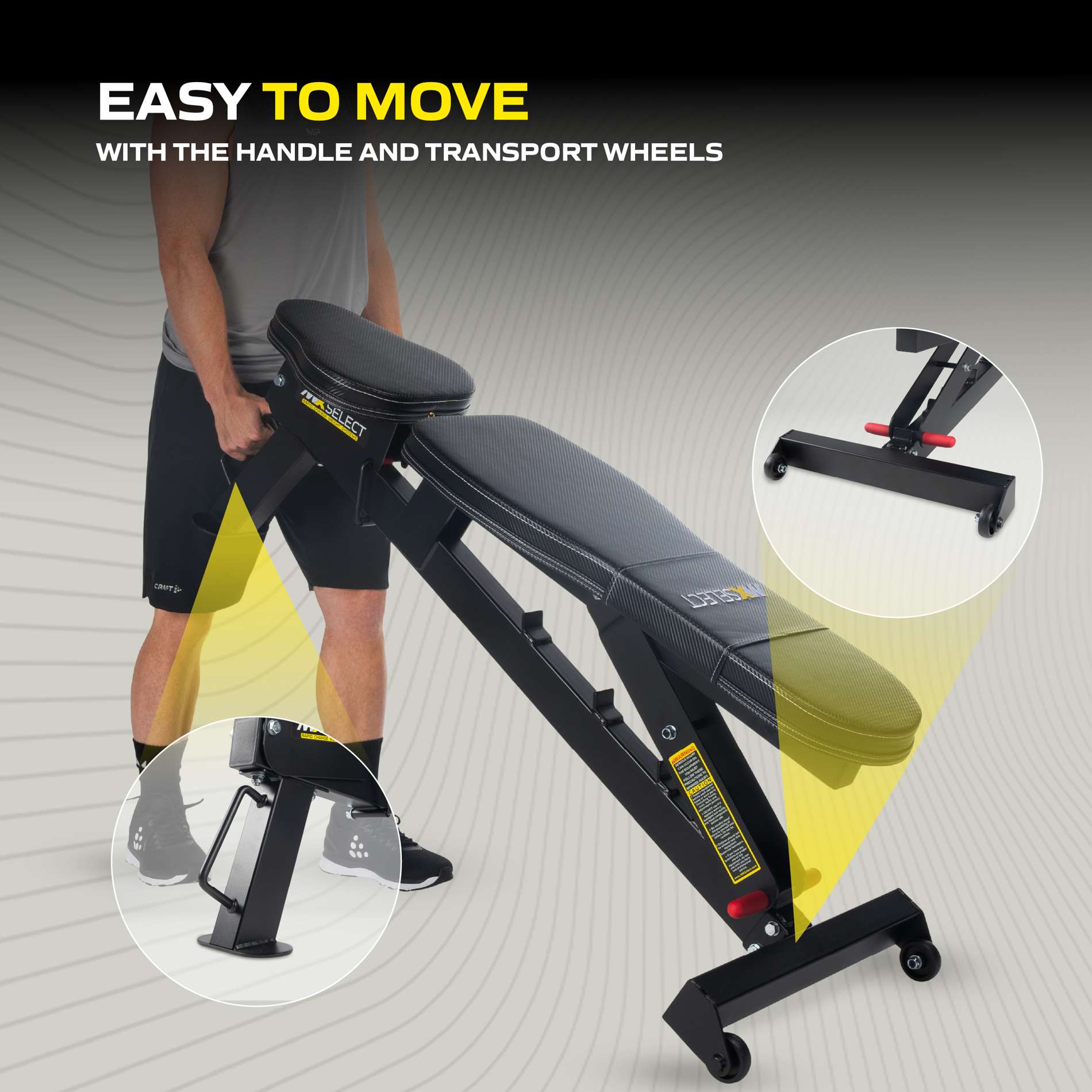 Treeningpink TUNTURI MX Select Adjustable Weight Bench