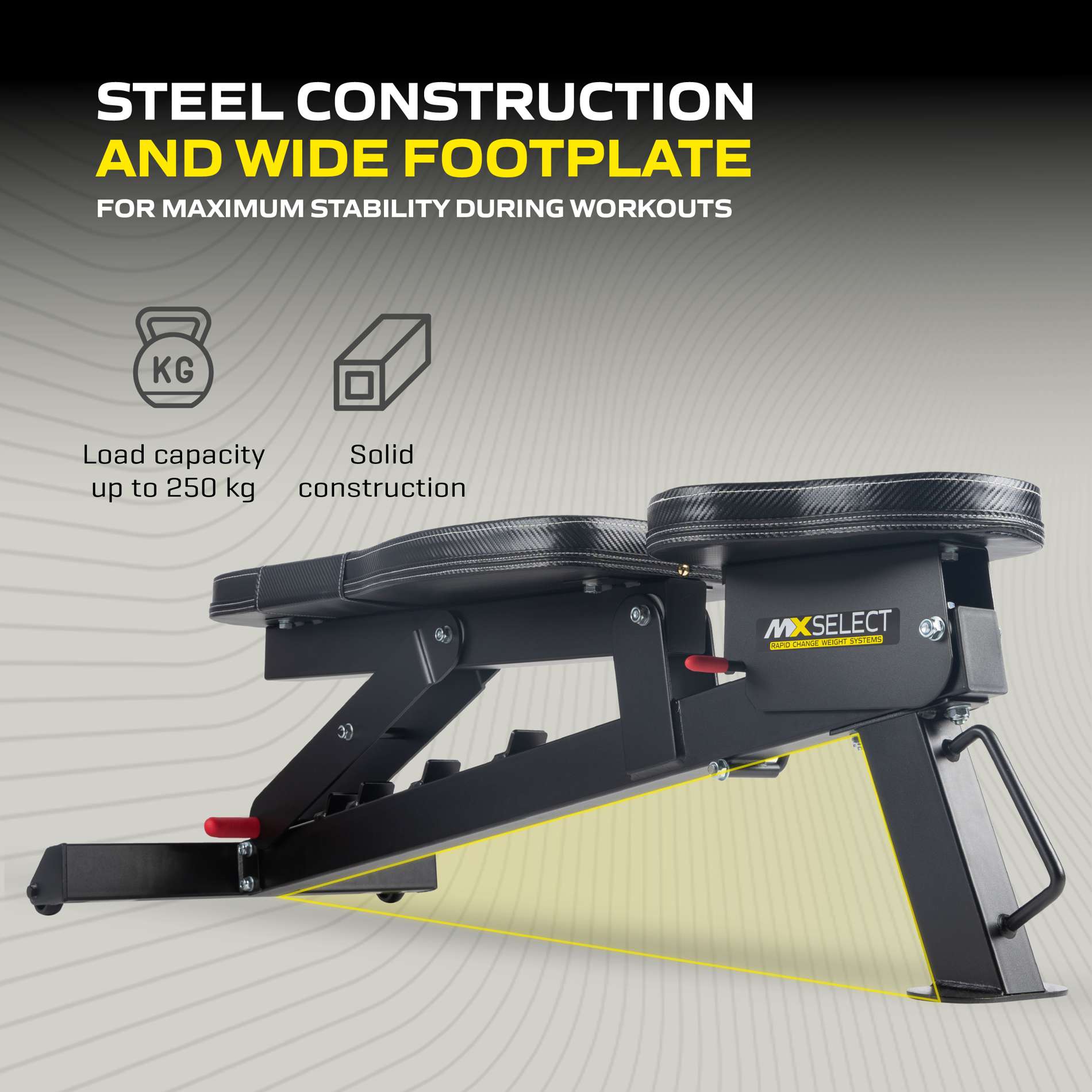 Treeningpink TUNTURI MX Select Adjustable Weight Bench