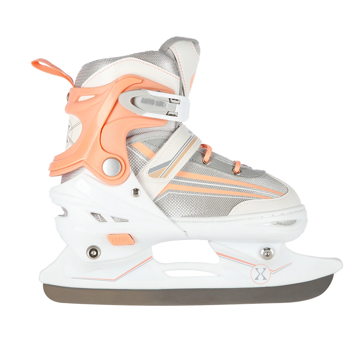 2in1 (rull)uisud NILS EXTREME NH18190 In-line Skates/Figure Ice Skates, S (29-33), White/Pink