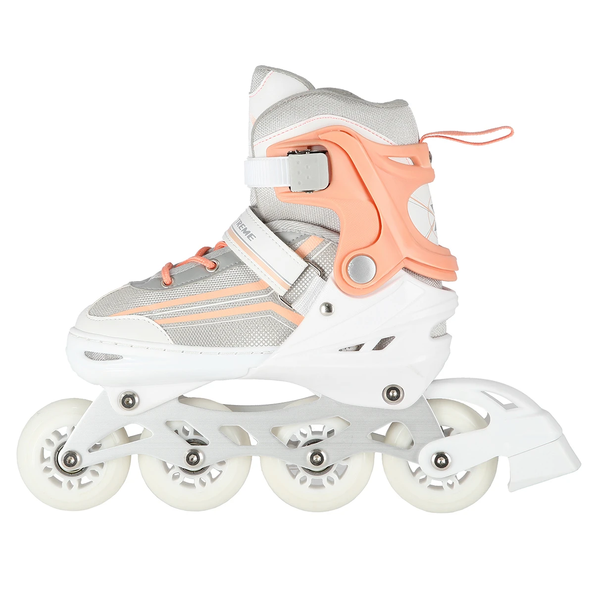2in1 (rull)uisud NILS EXTREME NH18190 In-line Skates/Figure Ice Skates, L (39-43), White/Pink