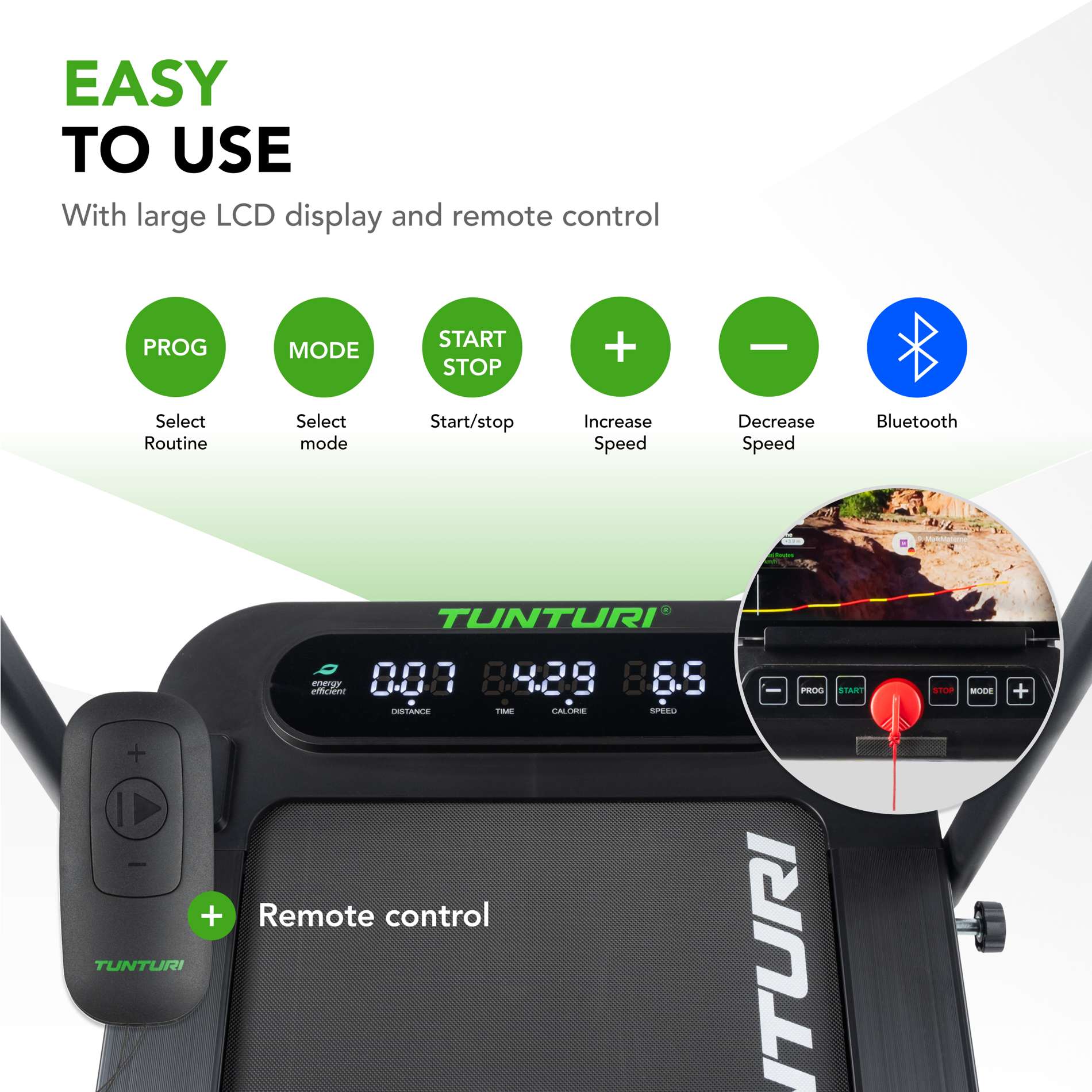 Jooksulint TUNTURI Cardio Fit T5 with Bluetooth