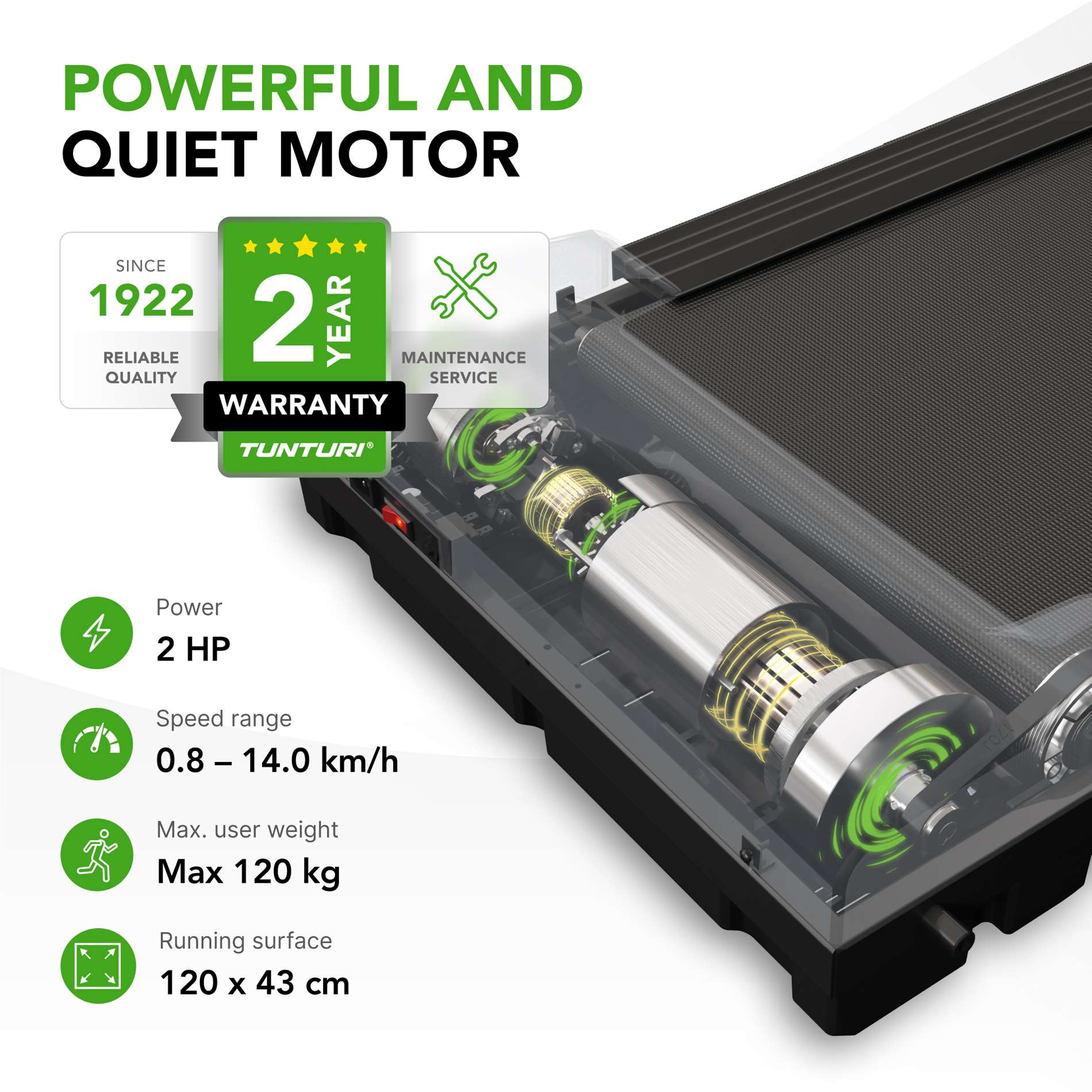 Jooksulint TUNTURI Cardio Fit T30