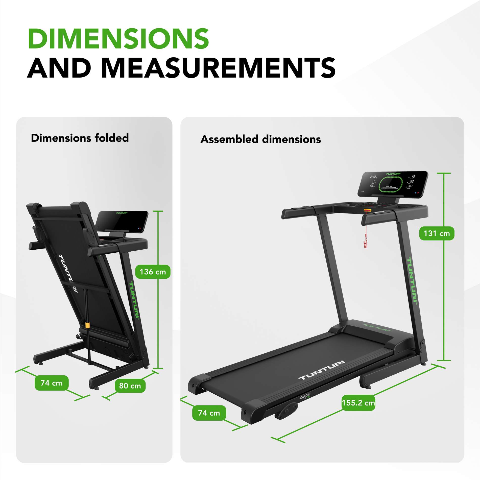 Jooksulint TUNTURI Cardio Fit T30