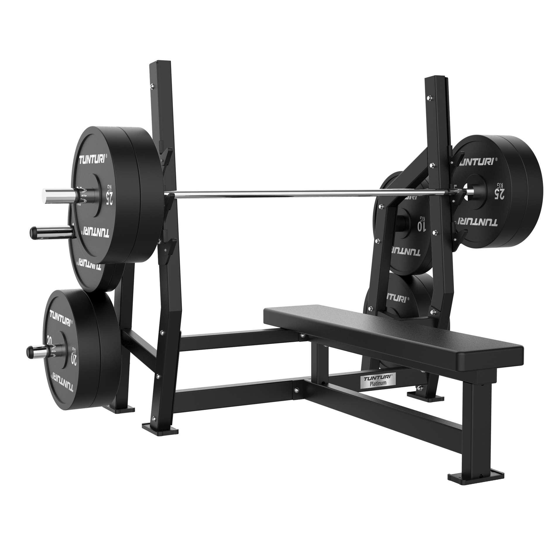 Jõujaam TUNTURI Platinum – Horizontal Bench Press Strength Station – Plate Loaded – V-Series