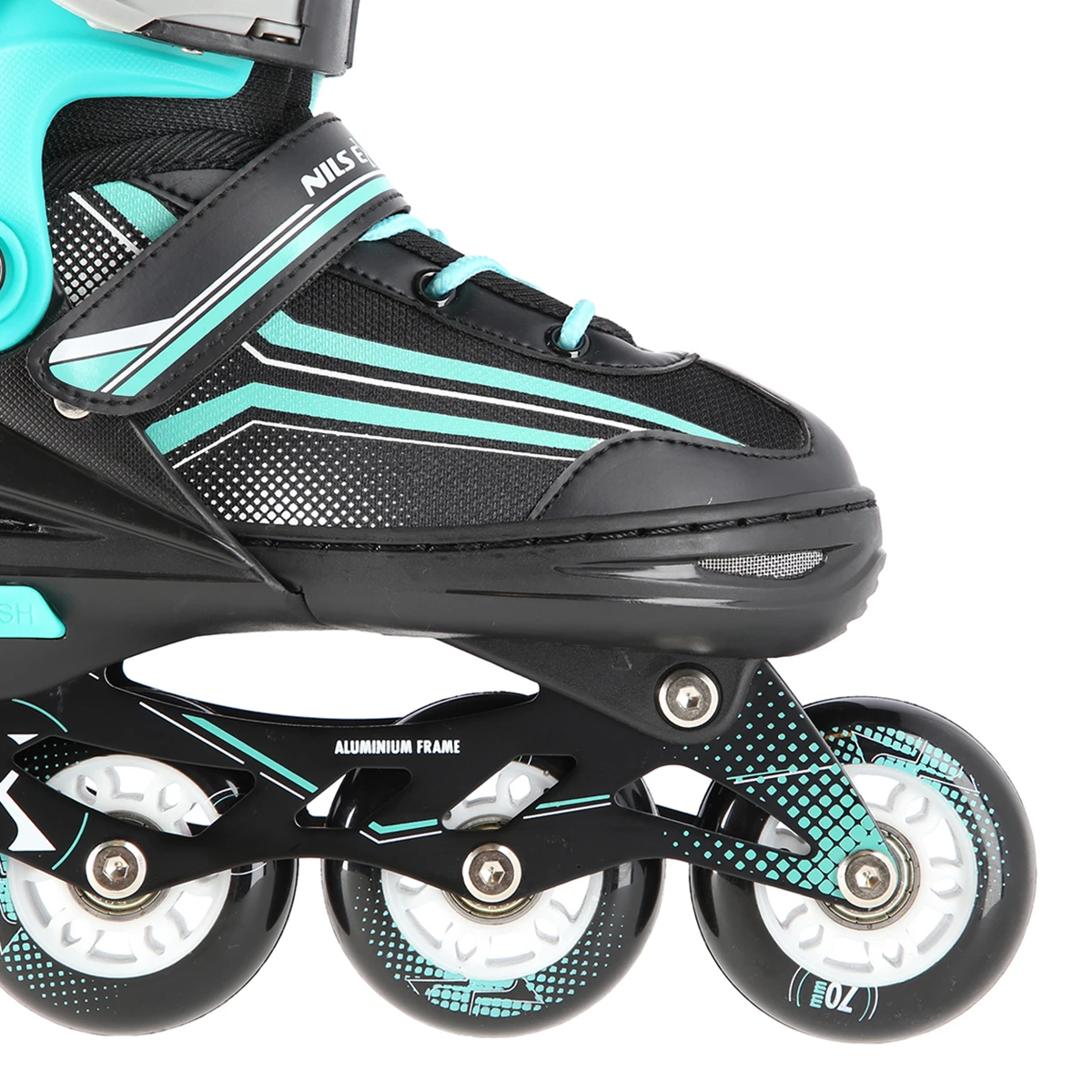 2in1 (rull)uisud NILS EXTREME NH18190 In-line Skates/Hockey Ice Skates, S (29-33) Black/Blue
