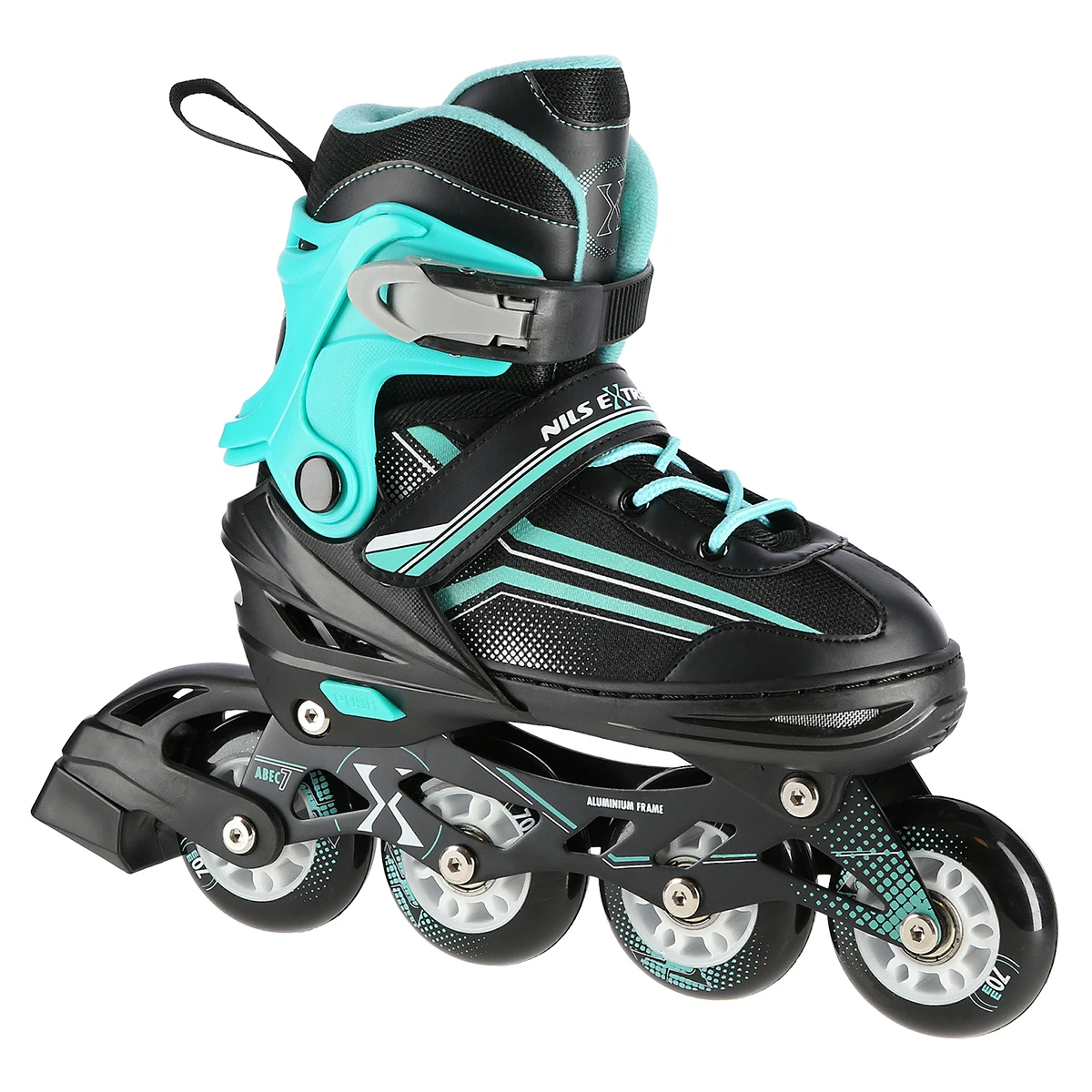 2in1 (rull)uisud NILS EXTREME NH18190 In-line Skates/Hockey Ice Skates, S (29-33) Black/Blue