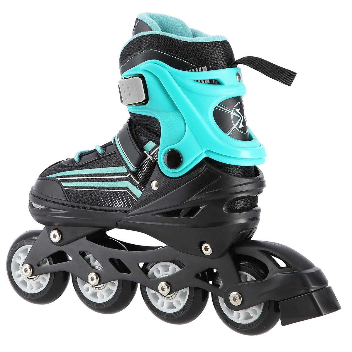 2in1 (rull)uisud NILS EXTREME NH18190 In-line Skates/Hockey Ice Skates, L (39-43) Black/Blue