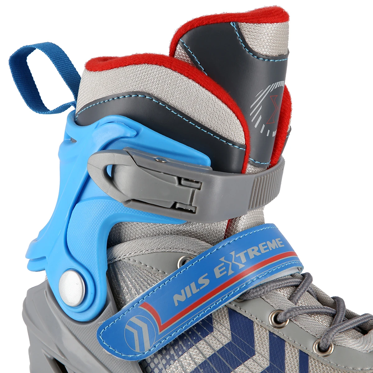 4in1 (rull)uisud NILS EXTREME NH18192 In-line Skates/Hockey Ice Skates, S (29-33), Grey/Blue