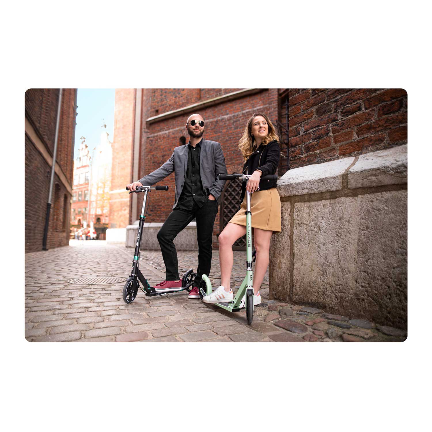 Tõukeratas SOKE City, roheline