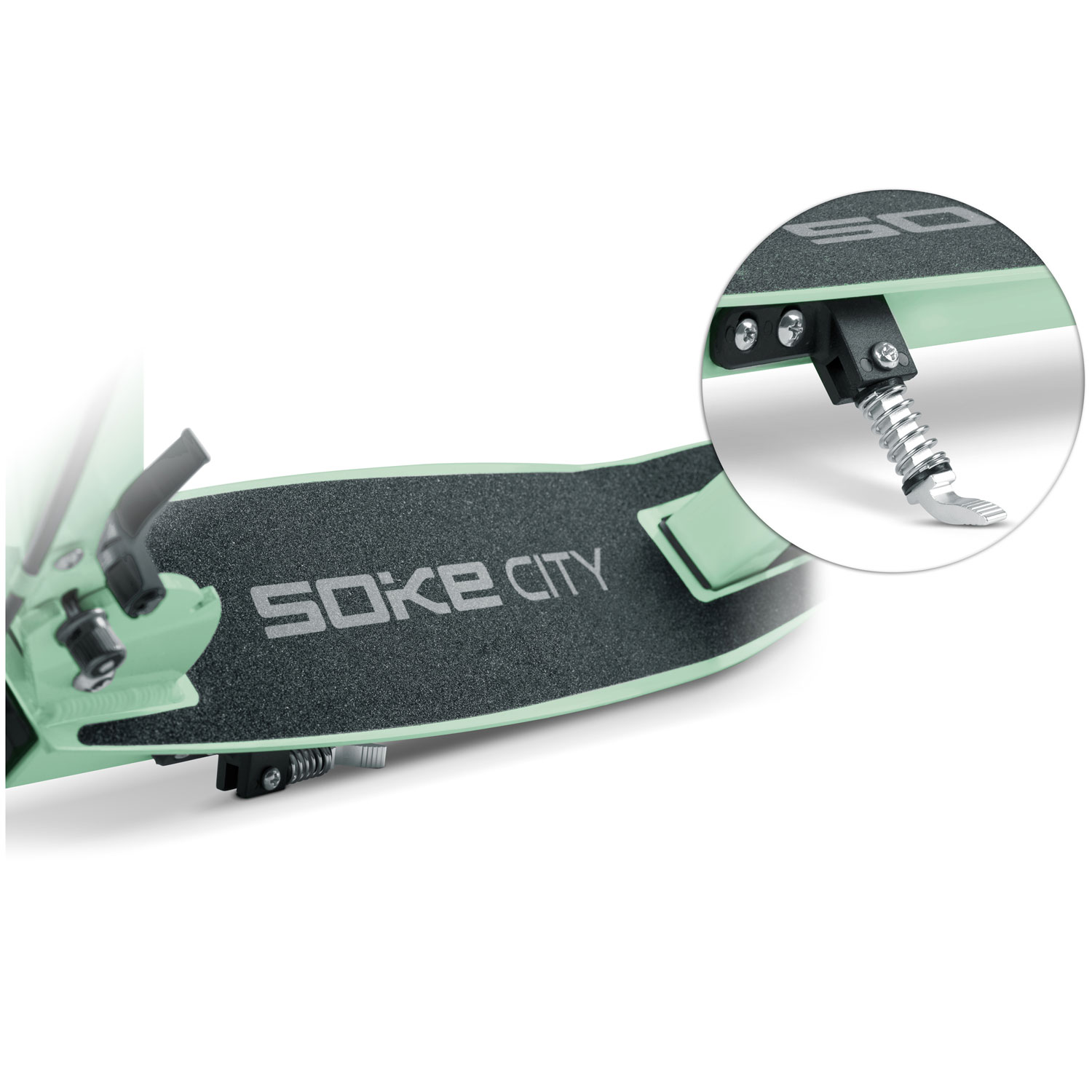 Tõukeratas SOKE City, roheline