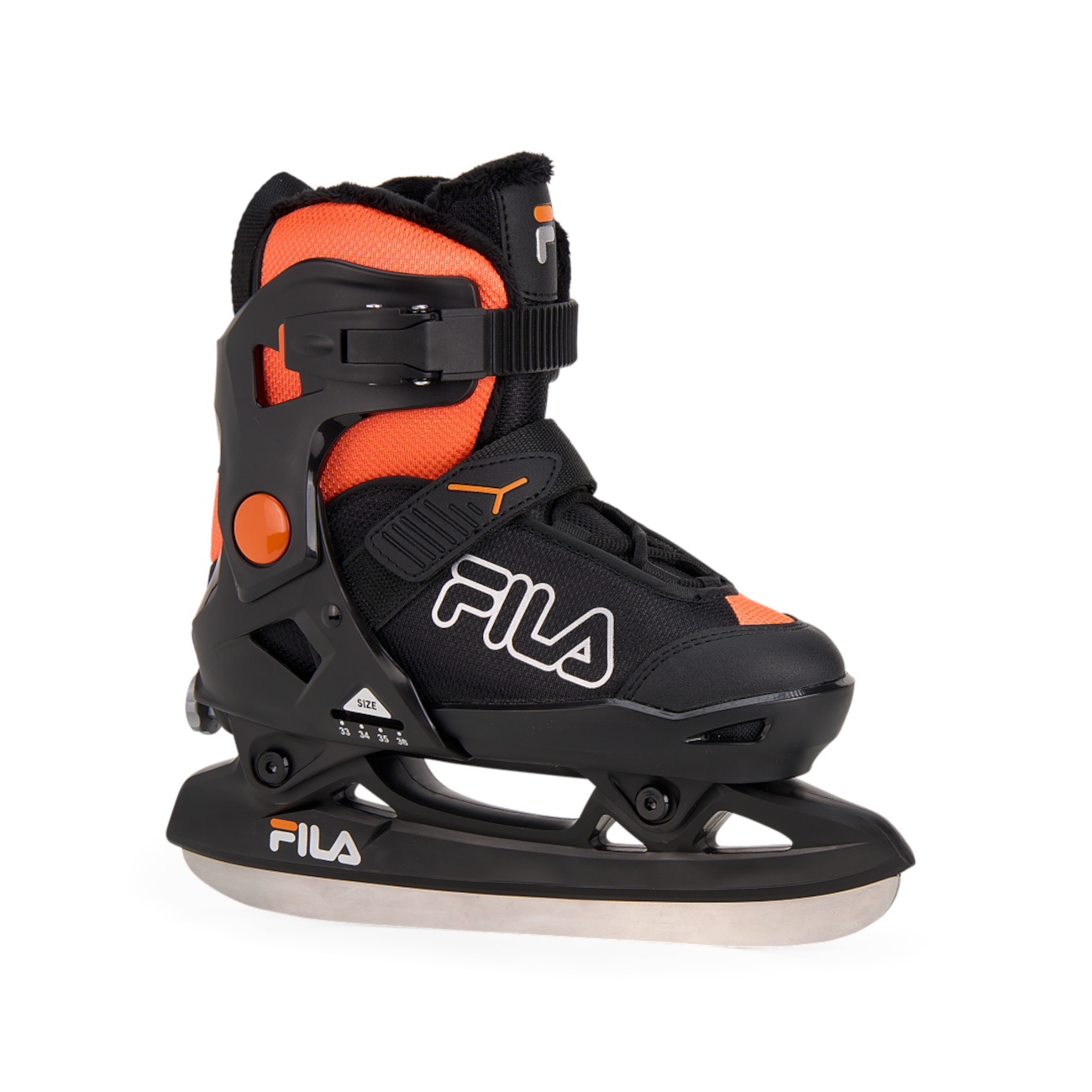 Laste uisud FILA X 2.0 Ice, Black/Orange (M)