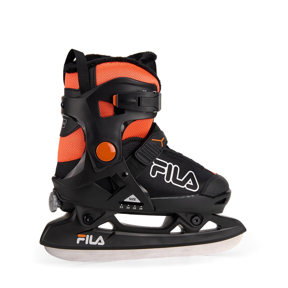 Laste uisud FILA X 2.0 Ice, Black/Orange (M)