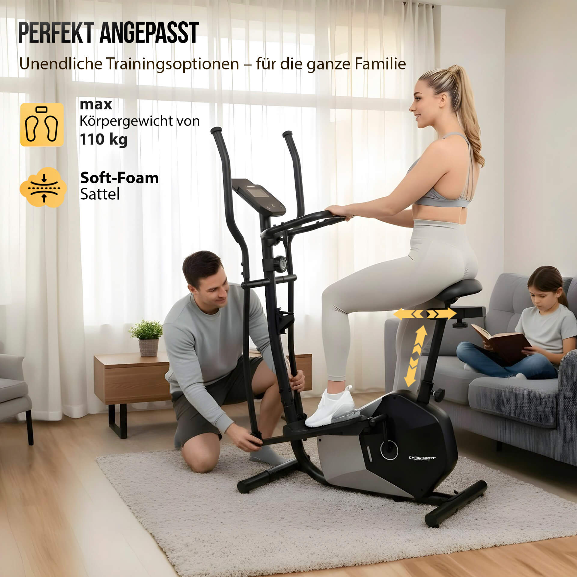 Elliptiline/velotrenažöör CHRISTOPEIT CT 6