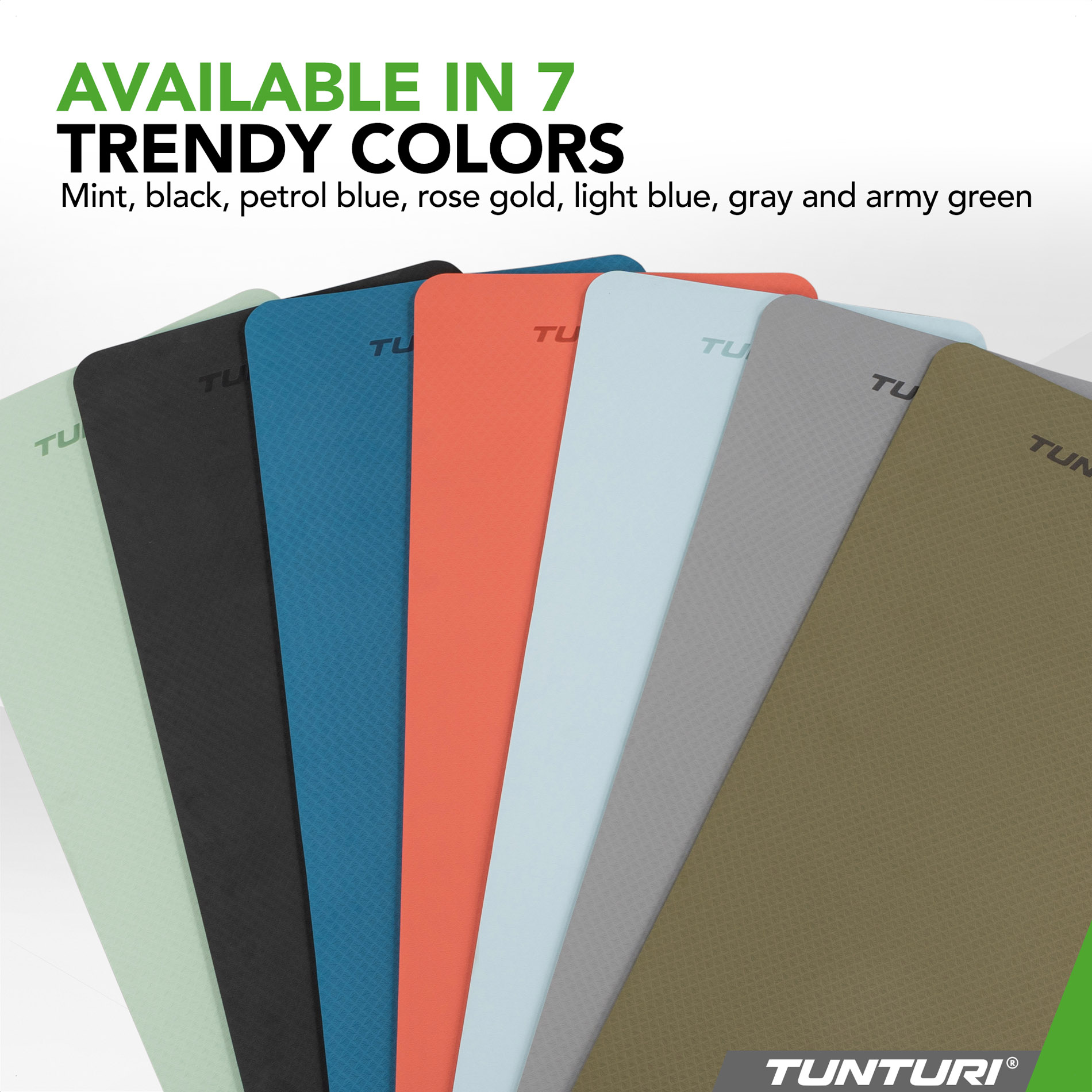 Joogamatt Tunturi Yogamat 8mm, Black