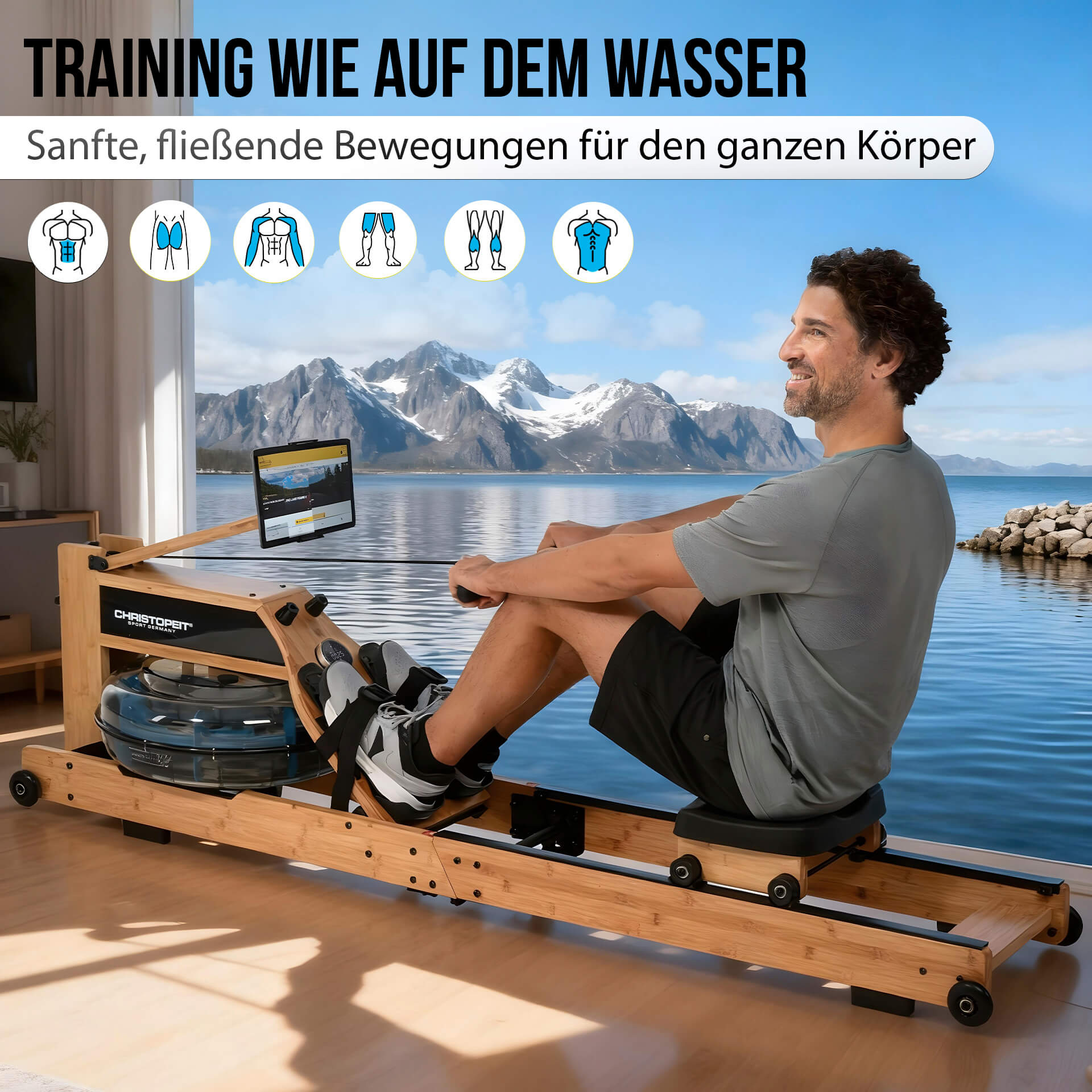 Sõudeergomeeter CHRISTOPEIT Colorado