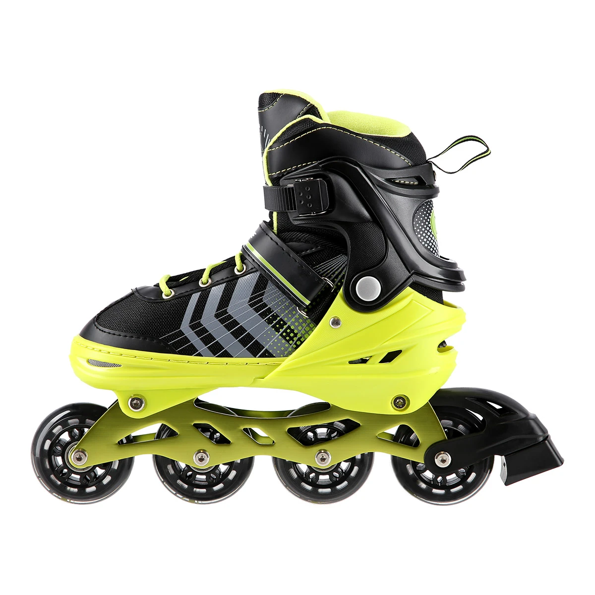 4in1 (rull)uisud NILS EXTREME NH18192 In-line Skates/Hockey Ice Skates, M (34-38), Black/Green