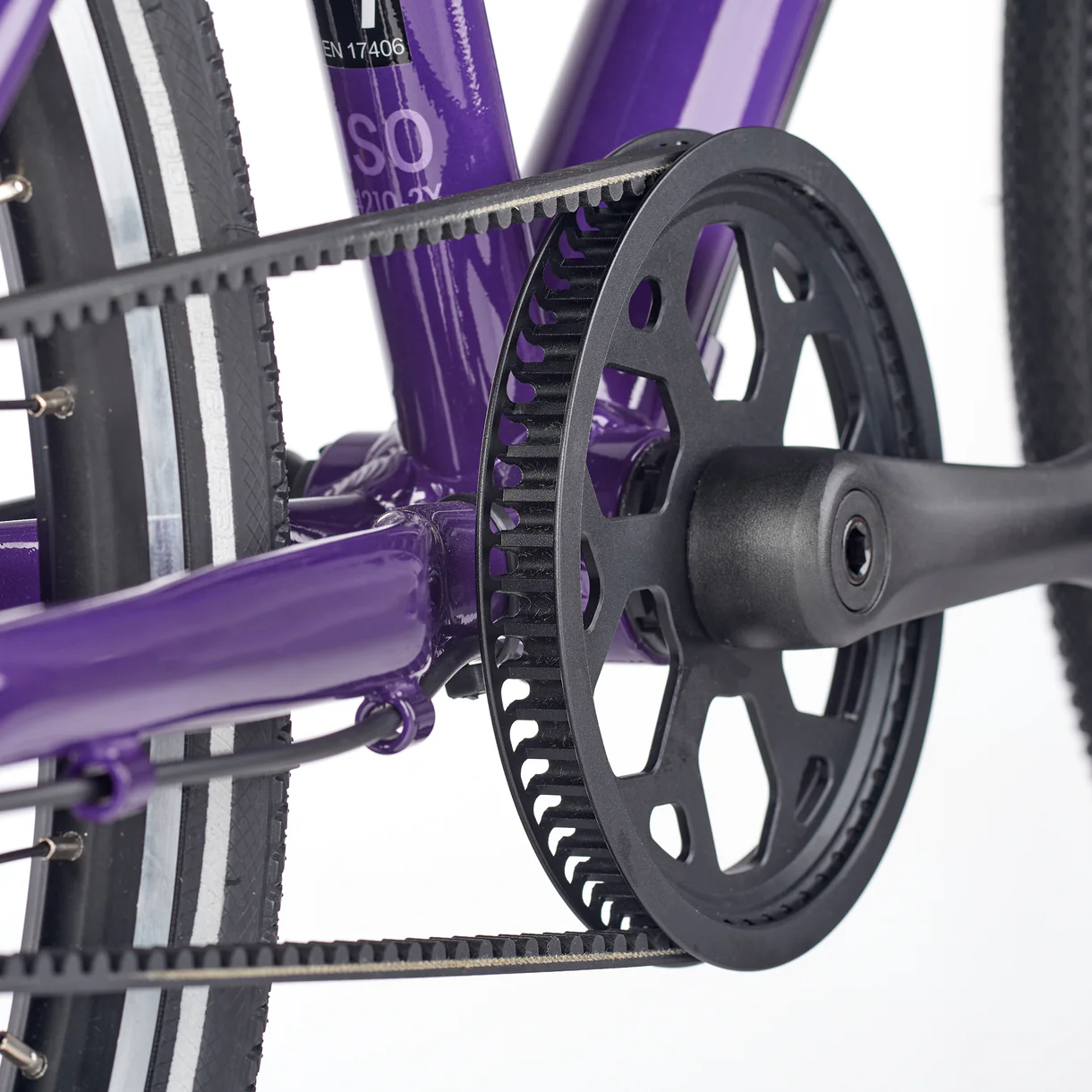 Ülikerge laste jalgratas ACADEMY Grade 4 Belt, 20″ Purple