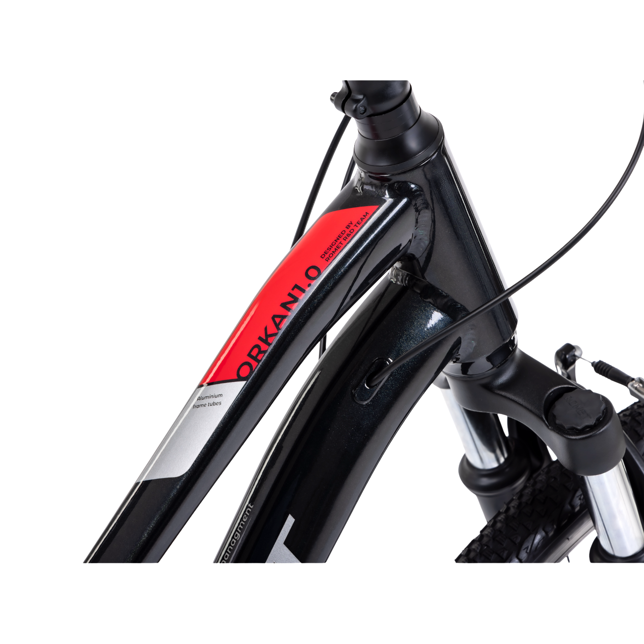 Jalgratas ROMET Orkan 1.0 D, must (M)