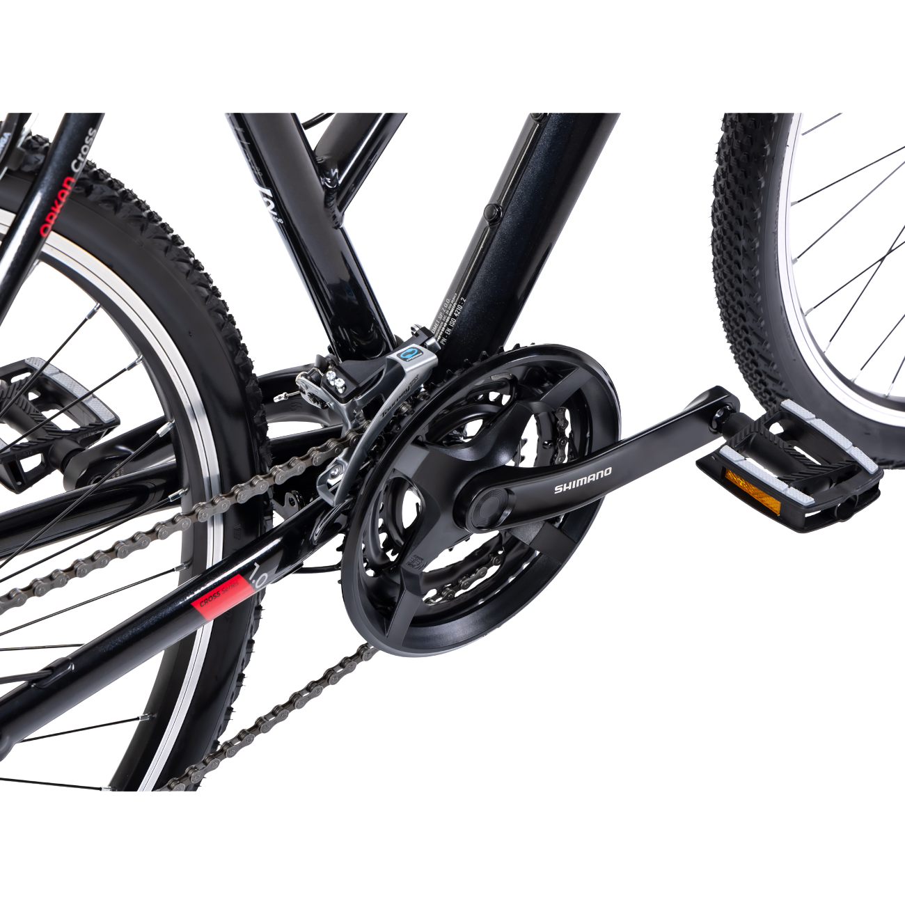 Jalgratas ROMET Orkan 1.0 D, must (M)