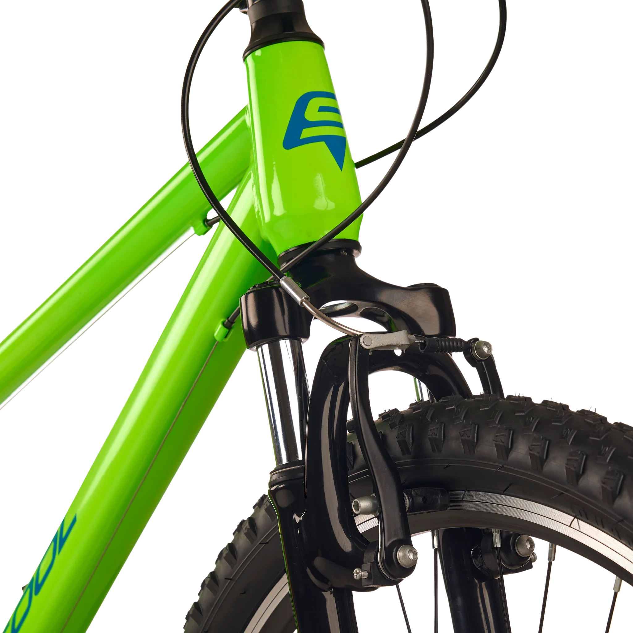 Noorte jalgratas S’COOL Xroc, 26″ Neon Green/Ocean