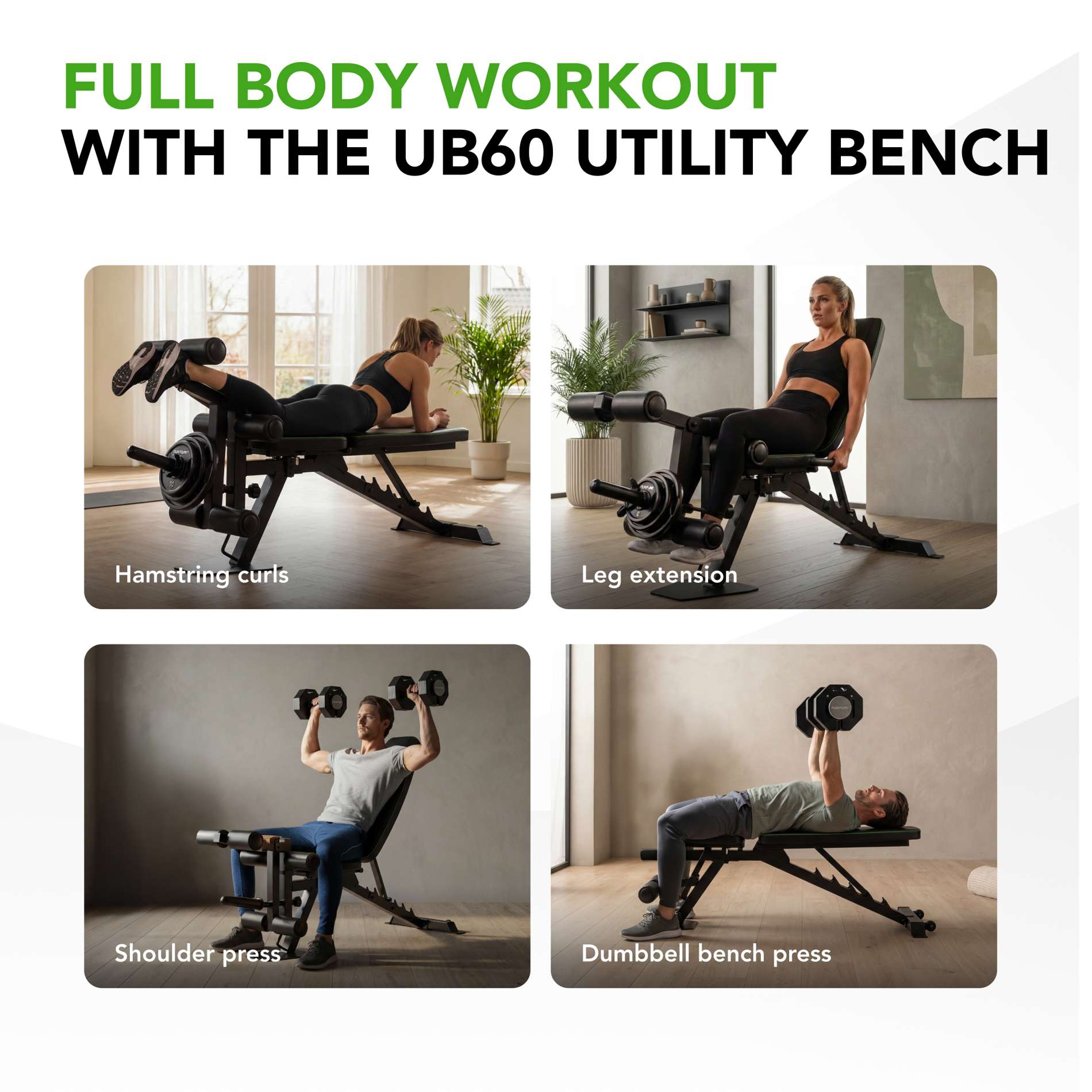 Treeningpink TUNTURI UB60 Utility Bench