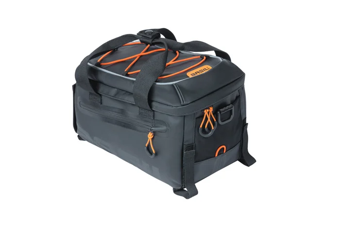 Pakiraamikott BASIL Miles Tarpaulin 8L, must-oranž