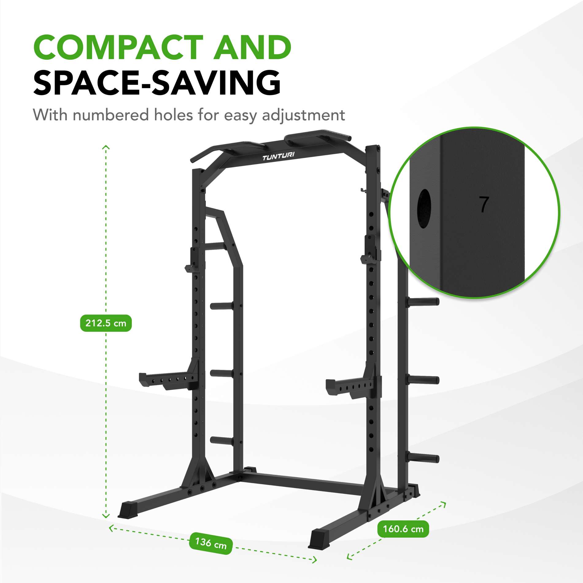 Poolraam TUNTURI HR60 Half Rack