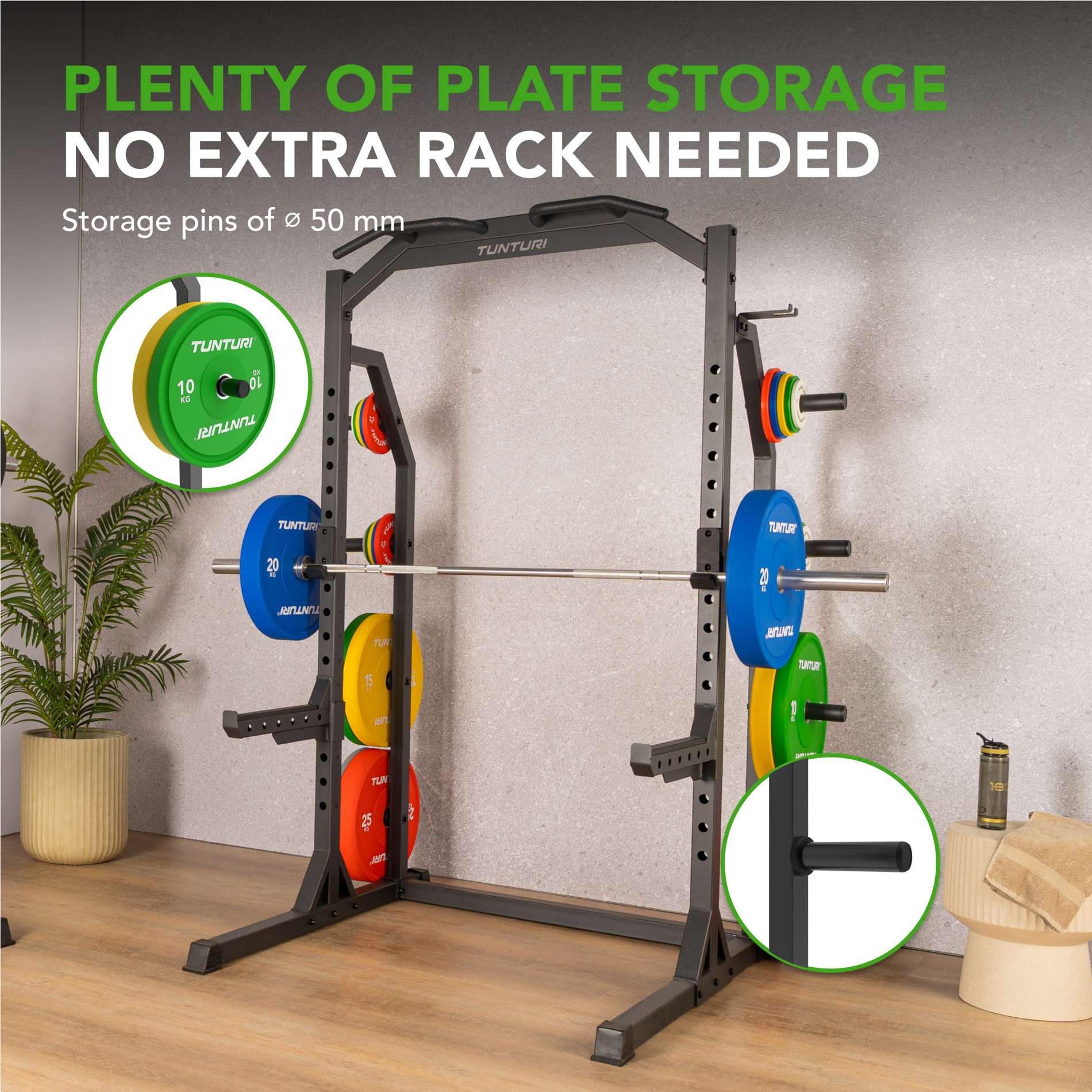 Poolraam TUNTURI HR60 Half Rack