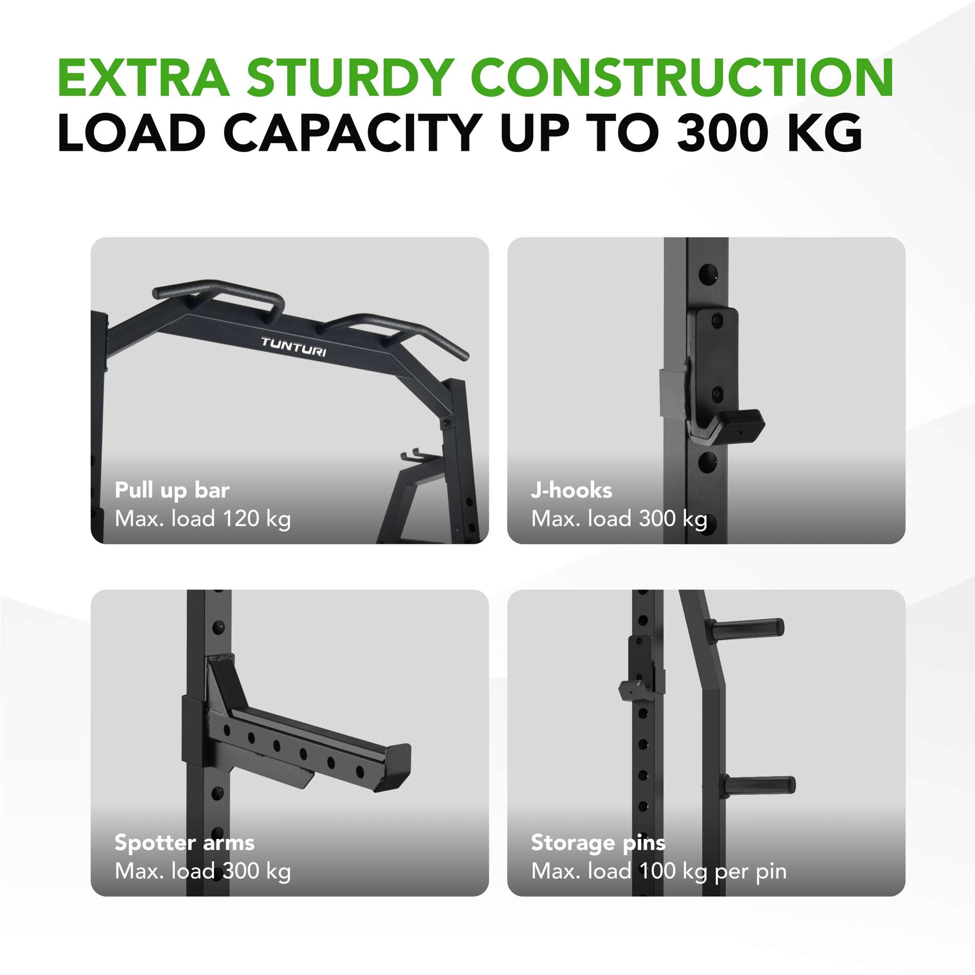 Poolraam TUNTURI HR60 Half Rack