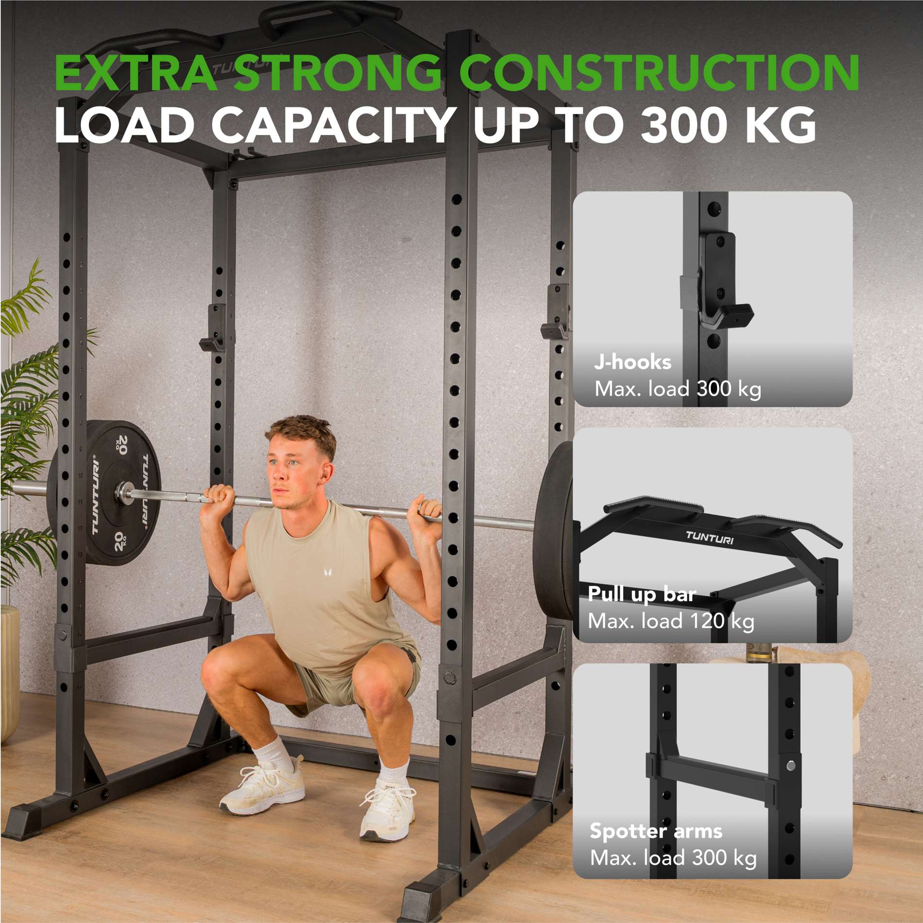 Kükipuur TUNTURI PR60 Power Rack