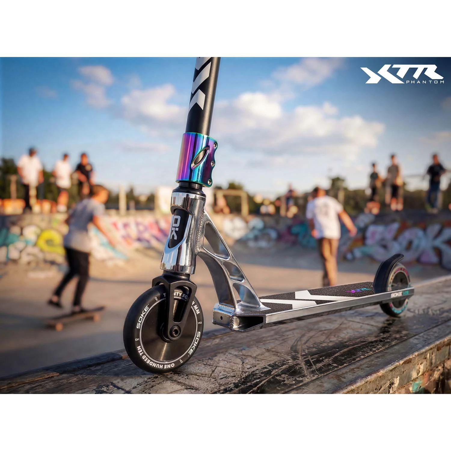 Trikitõukeratas SOKE XTR, hõbe-must