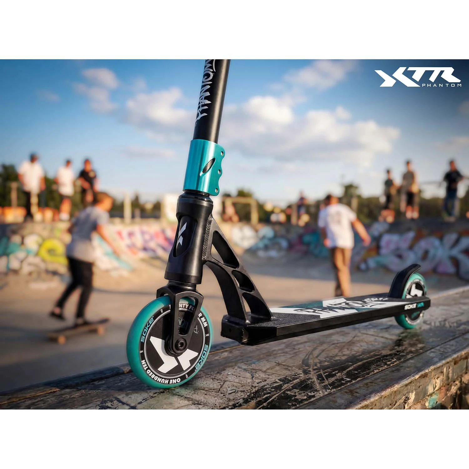 Trikitõukeratas SOKE XTR, must-türkiis
